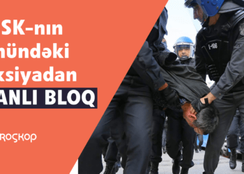 MSK-nın önündəki aksiyadan – CANLI BLOQ