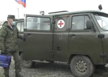 Rusiya sülhməramlılarının ilk tibbi qrupu Dağlıq Qarabağda fəaliyyətə başlayıb