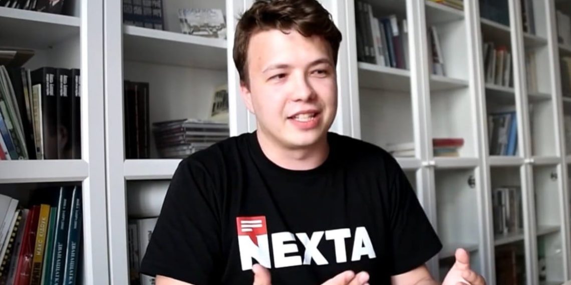 NEXTA Telegram kanalının keçmiş baş redaktoru həbs edilib. Onun olduğu təyyarə Minskə eniş etməyə məcbur edilib