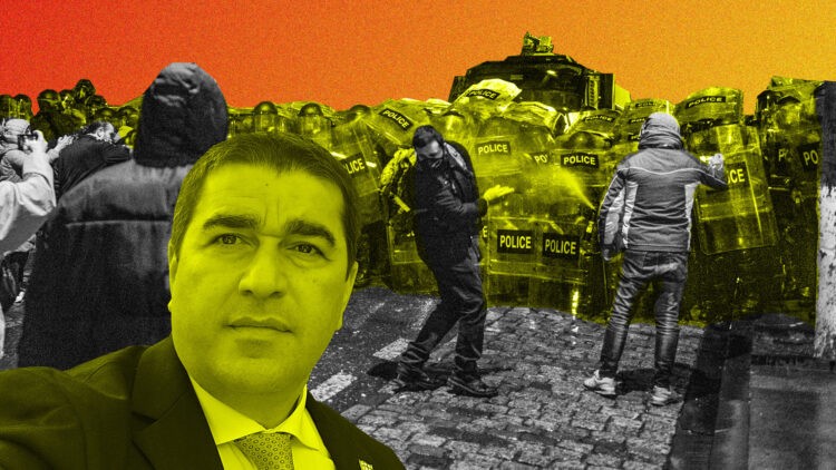 Gürcüstan parlamentinin spikeri Qərb donorlarını fəalların cəriməsini ödəməkdə ittiham edib
